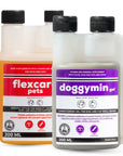 Flexcare & Doggymin (Joint & Skin Support For Dogs & Cats) - Camelus - Joint | Skeleton | Mobility | Skin Conditioning | Longevity | Fertility | Immunity