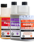 Flexcare, Doggymin & Moody Master (Ultimate Wellness for Dogs & Cats) - Camelus - Immunity | Skin & Coat | Movement | Anxiety | Happiness