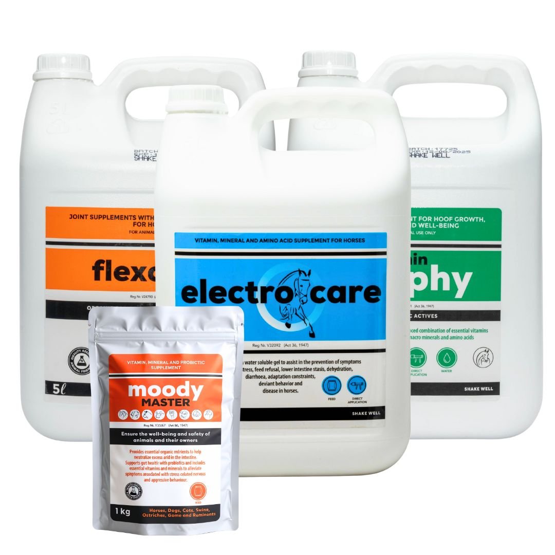 Ultimate Horse Care 15L Bundle (+1kg Moody Master) - Camelus - FlexCare | ElectroCare | Trophy | Moody Master