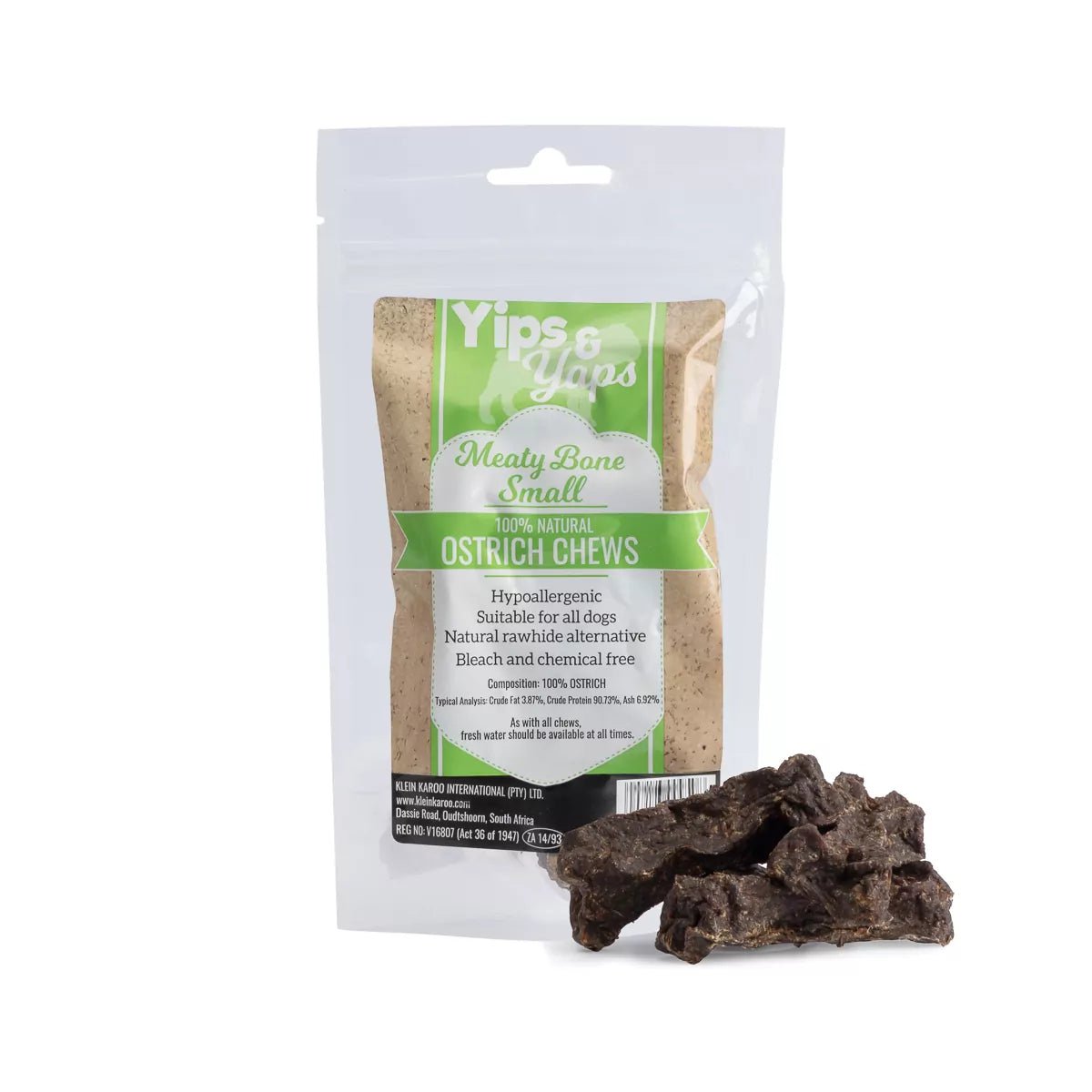 Ostrich Meaty Chews Natural Dog Treats - Camelus - 100% Natural Dog Chews