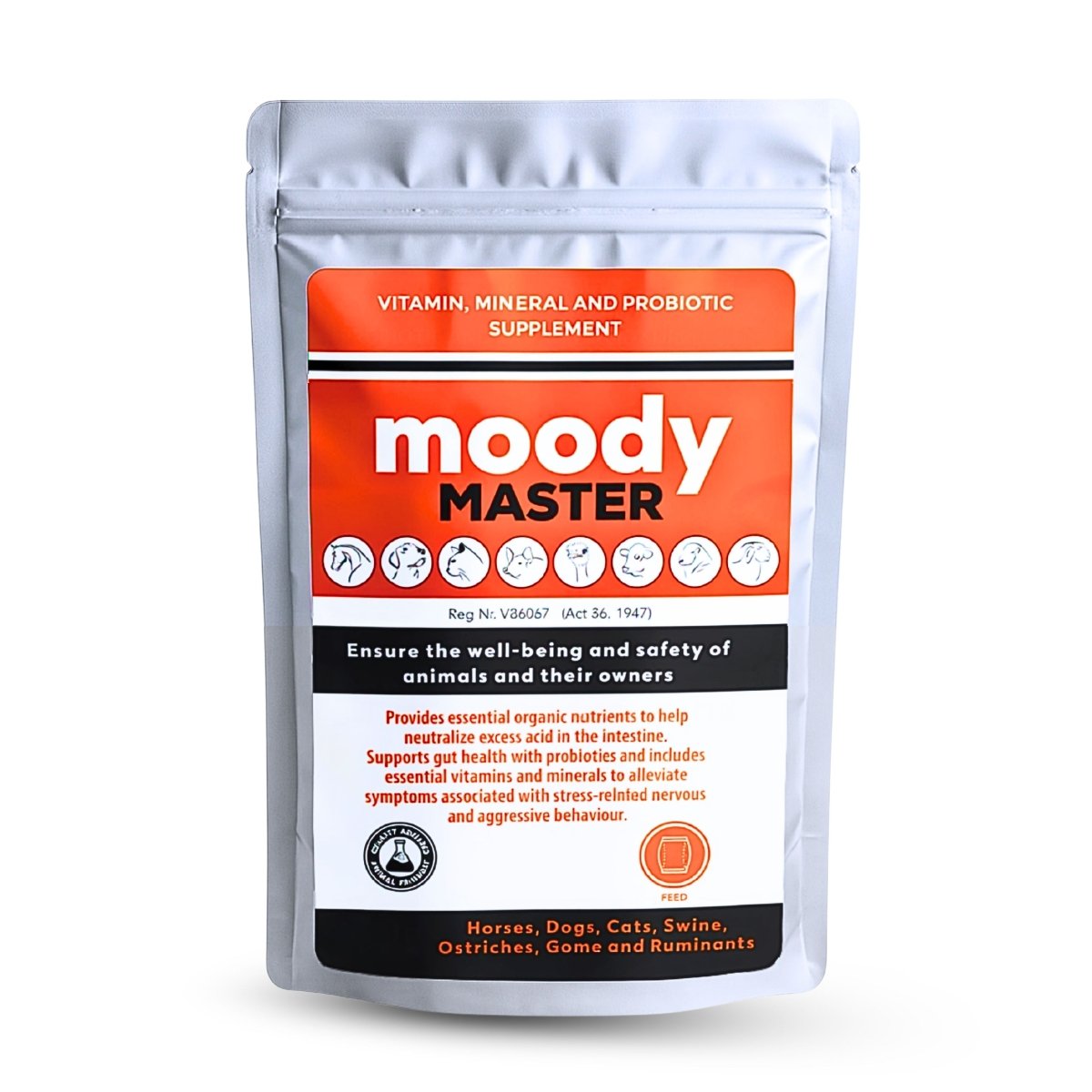 Moody Master (Natural Calmness, Focus & Gut Support for Horses) (1kg) - Camelus - Calm | Focus | Digest | Relax