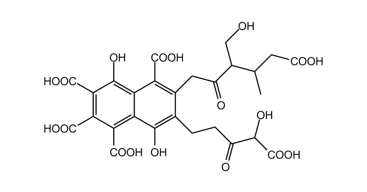 Fulvic Acid molecular structure