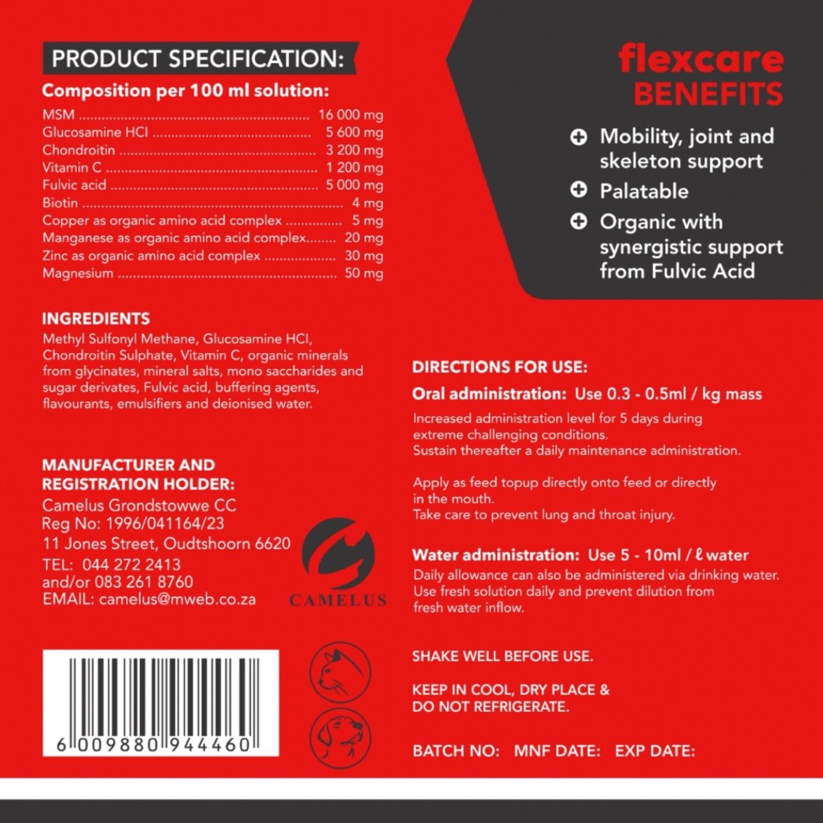 Flexcare, Doggymin &amp; Moody Master (Ultimate Wellness for Dogs &amp; Cats) - Camelus - Immunity | Skin &amp; Coat | Movement | Anxiety | Happiness