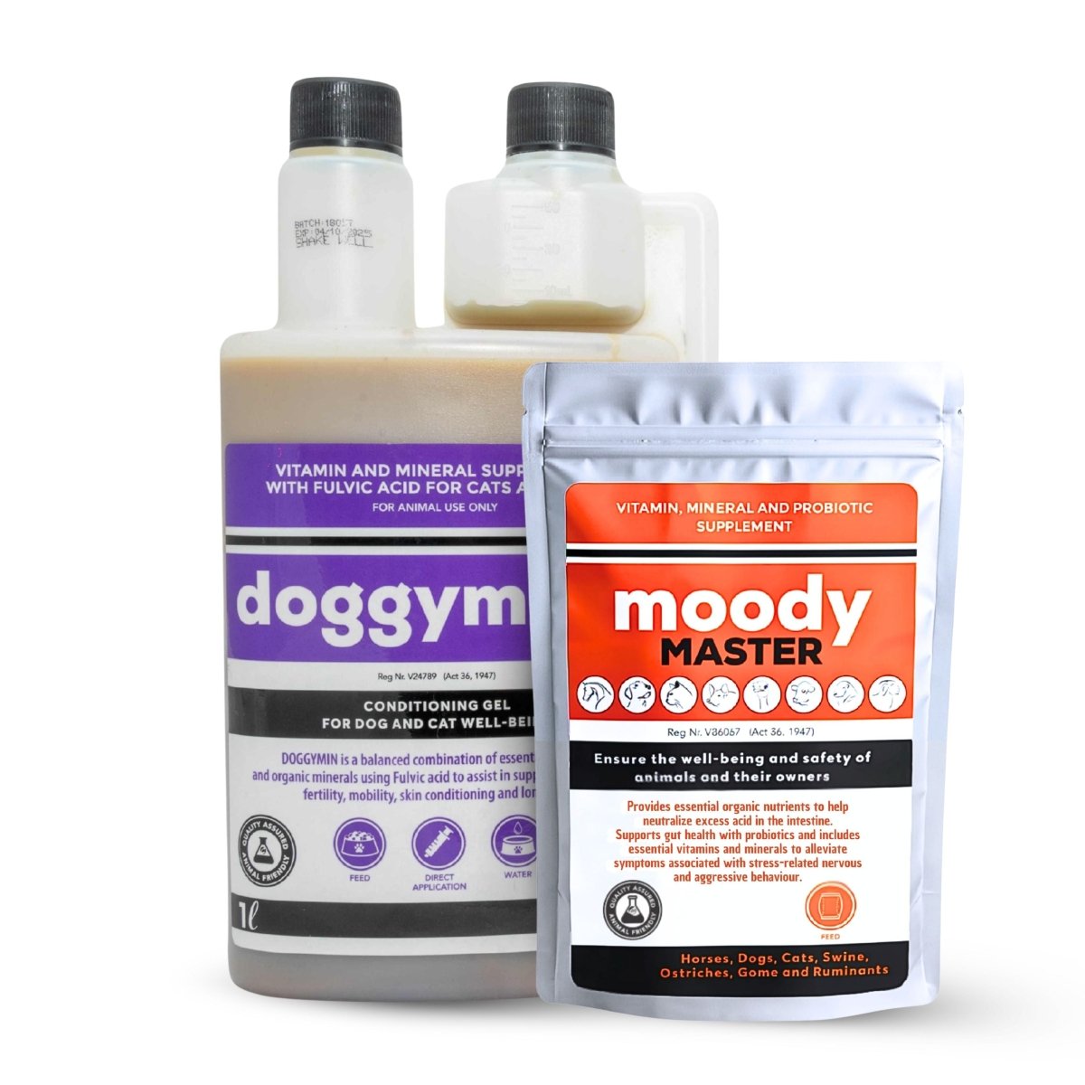 DoggyMin & Moody Master (Wellness & Calmness Support for Dogs) - Camelus - Skin | Longevity | Immunity | Barking | Anxiety | Probiotic