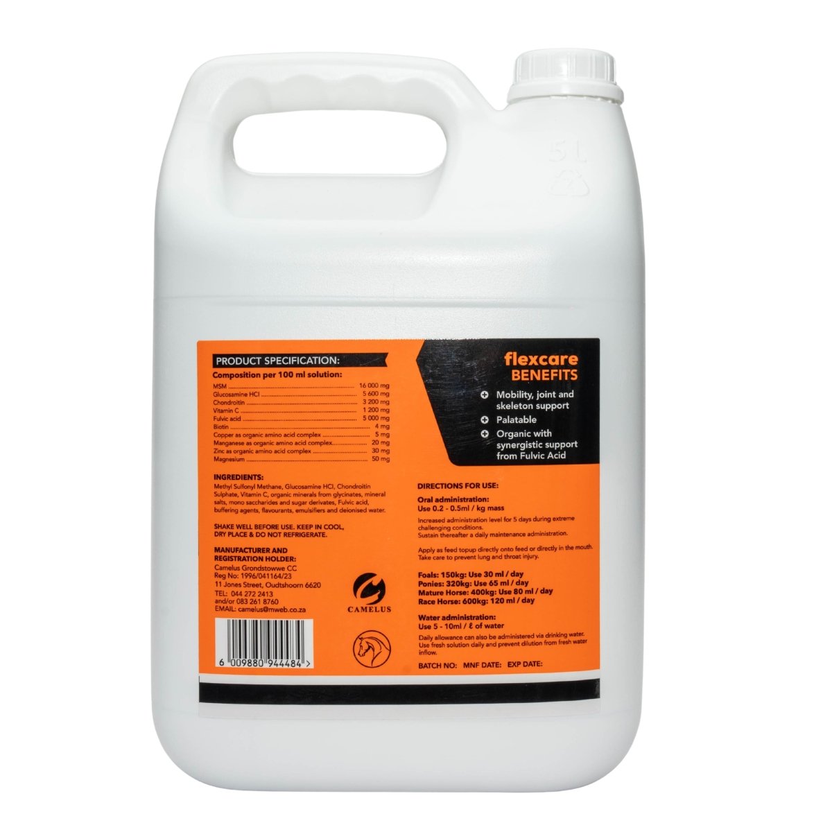 Flexcare Equine (Joint Supplement For Horses) - Camelus - Joint | Skeleton | Mobility