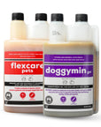 Flexcare & Doggymin (Joint & Skin Support For Dogs & Cats) - Camelus - Joint | Skeleton | Mobility | Skin Conditioning | Longevity | Fertility | Immunity