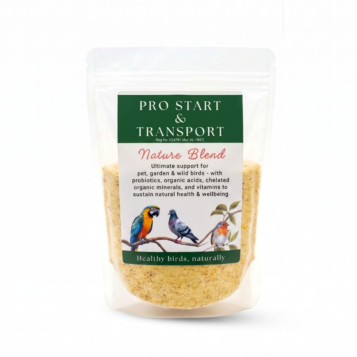 Pro Start Nature Blend (Supplement Feed for Birds & Poultry) - Camelus - Feather Shine | Energy | Hydration | Immunity | Gut Health | Fertility