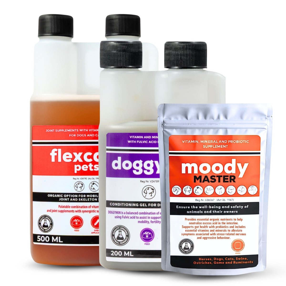 Flexcare, Doggymin &amp; Moody Master (Ultimate Wellness for Dogs &amp; Cats) - Camelus - Immunity | Skin &amp; Coat | Movement | Anxiety | Happiness