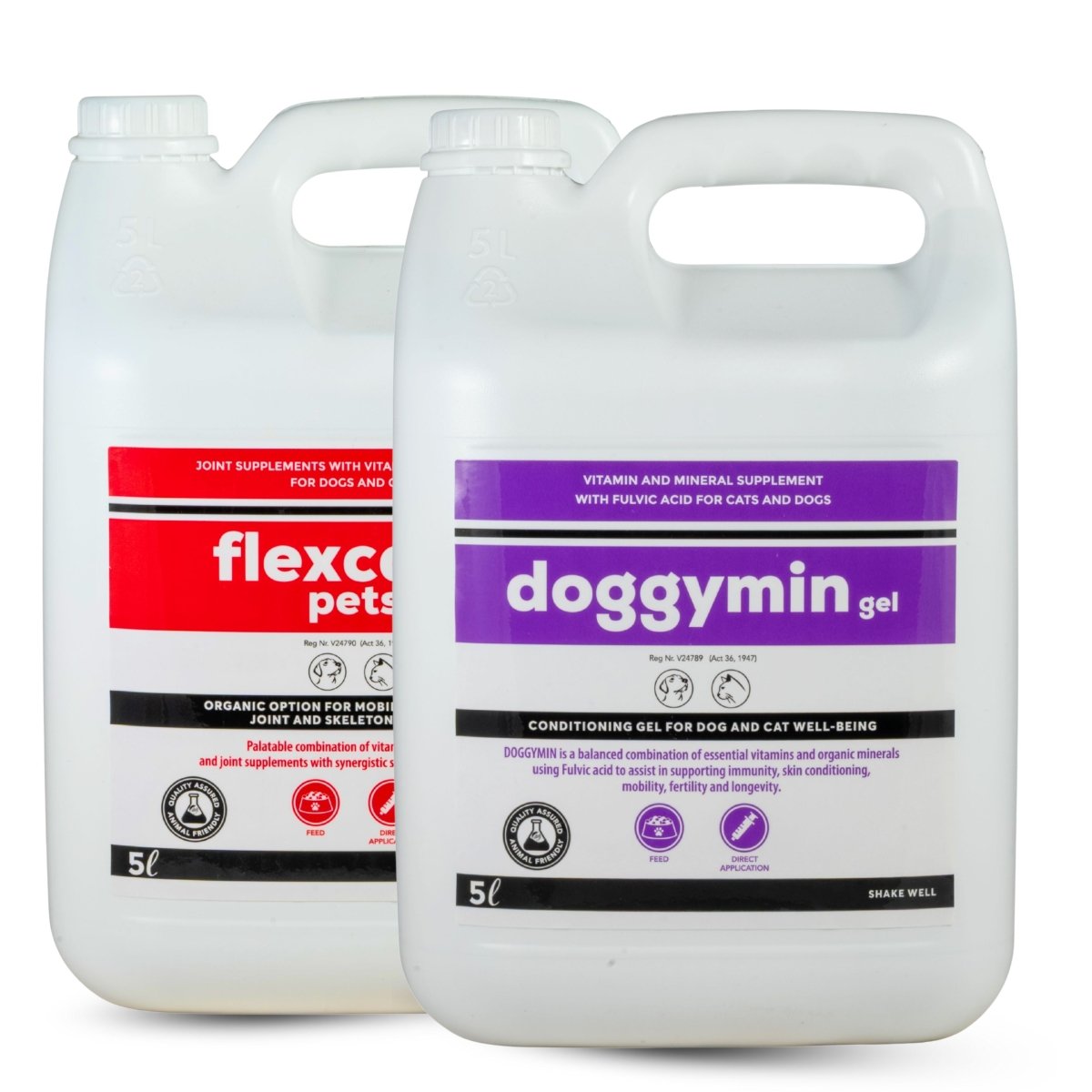Flexcare &amp; Doggymin (Joint &amp; Skin Support For Dogs &amp; Cats) - Camelus - Joint | Skeleton | Mobility | Skin Conditioning | Longevity | Fertility | Immunity