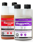 Flexcare & Doggymin (Joint & Skin Support For Dogs & Cats) - Camelus - Joint | Skeleton | Mobility | Skin Conditioning | Longevity | Fertility | Immunity