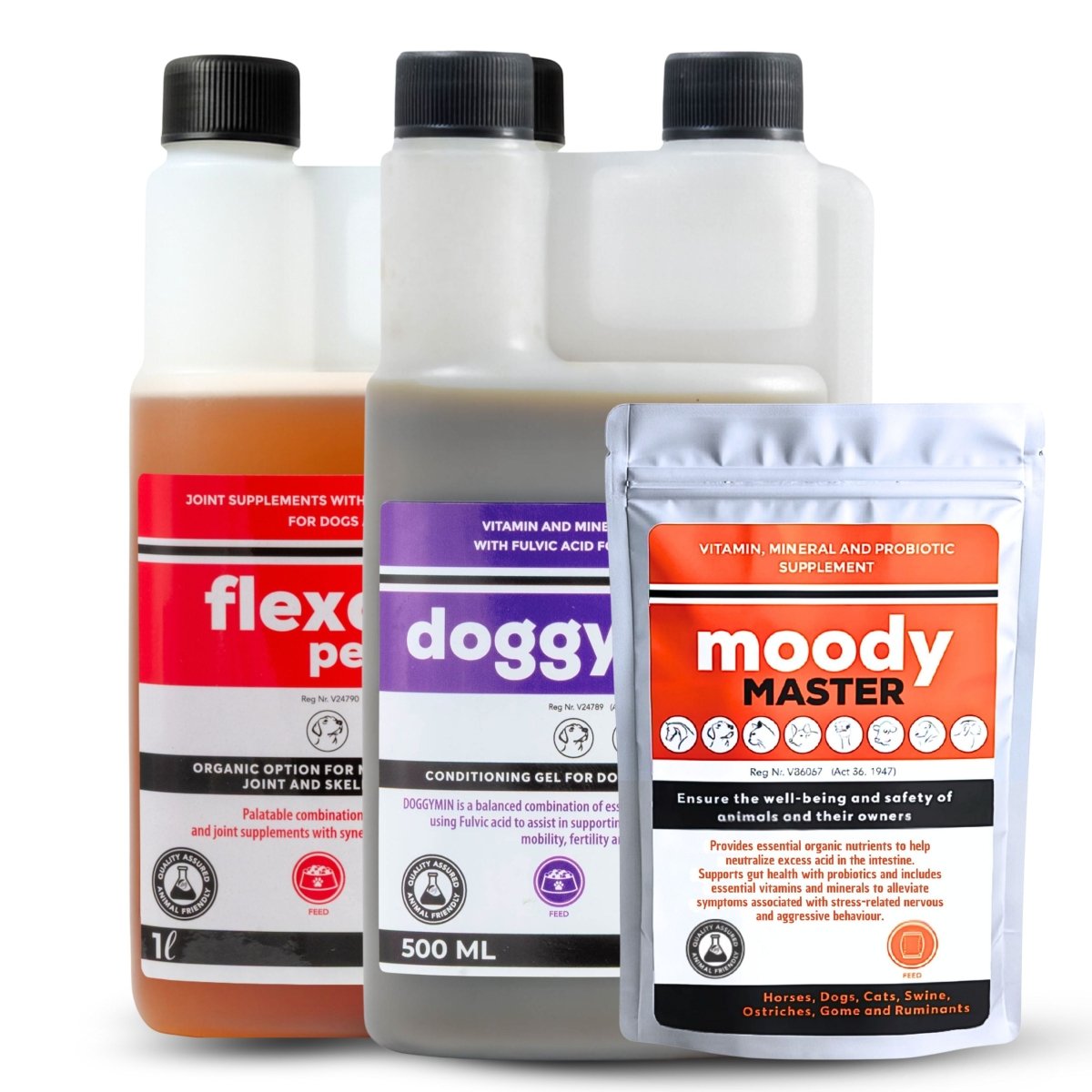 Flexcare, Doggymin &amp; Moody Master (Ultimate Wellness for Dogs &amp; Cats) - Camelus - Immunity | Skin &amp; Coat | Movement | Anxiety | Happiness