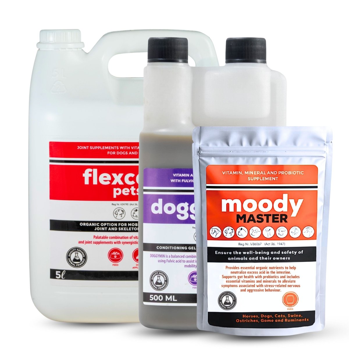 Flexcare, Doggymin &amp; Moody Master (Ultimate Wellness for Dogs &amp; Cats) - Camelus - Immunity | Skin &amp; Coat | Movement | Anxiety | Happiness