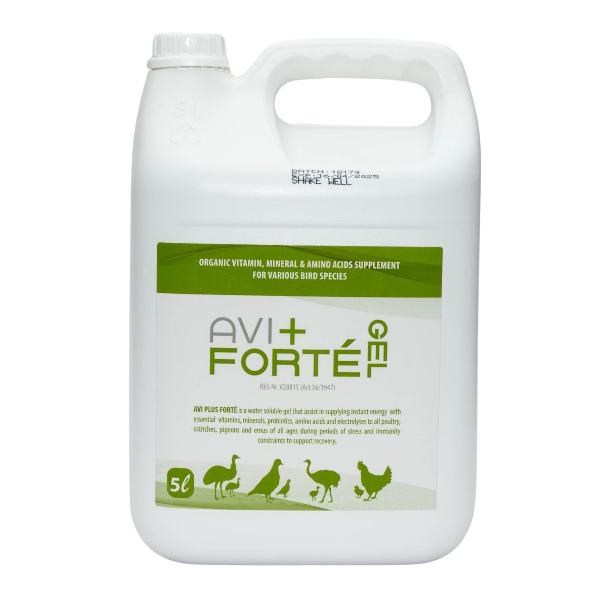 Avi Forte Gel (Performance & Vitality for Poultry, Pigeons & Pet Birds) - Camelus - Performance | Endurance | Stress Support | Feather Quality | Immunity & Vitality