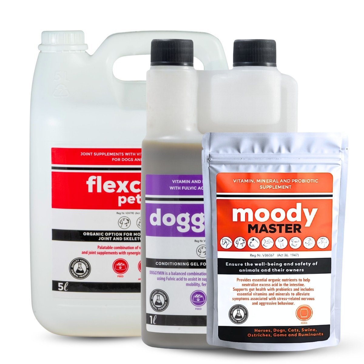 Flexcare, Doggymin &amp; Moody Master (Ultimate Wellness for Dogs &amp; Cats) - Camelus - Immunity | Skin &amp; Coat | Movement | Anxiety | Happiness