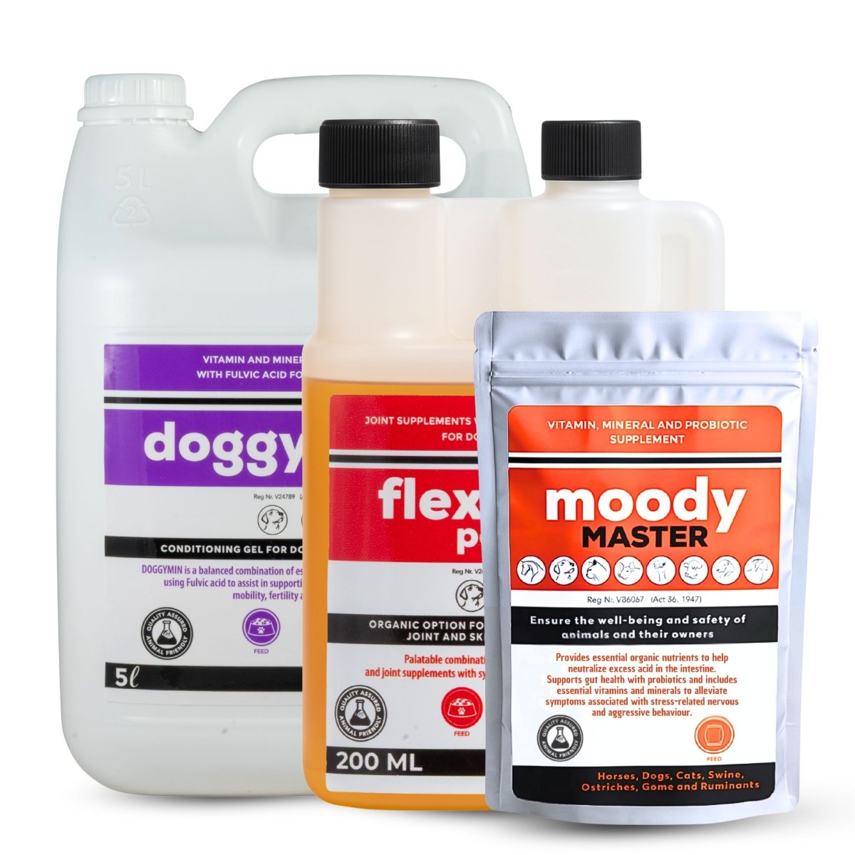 Flexcare, Doggymin &amp; Moody Master (Ultimate Wellness for Dogs &amp; Cats) - Camelus - Immunity | Skin &amp; Coat | Movement | Anxiety | Happiness