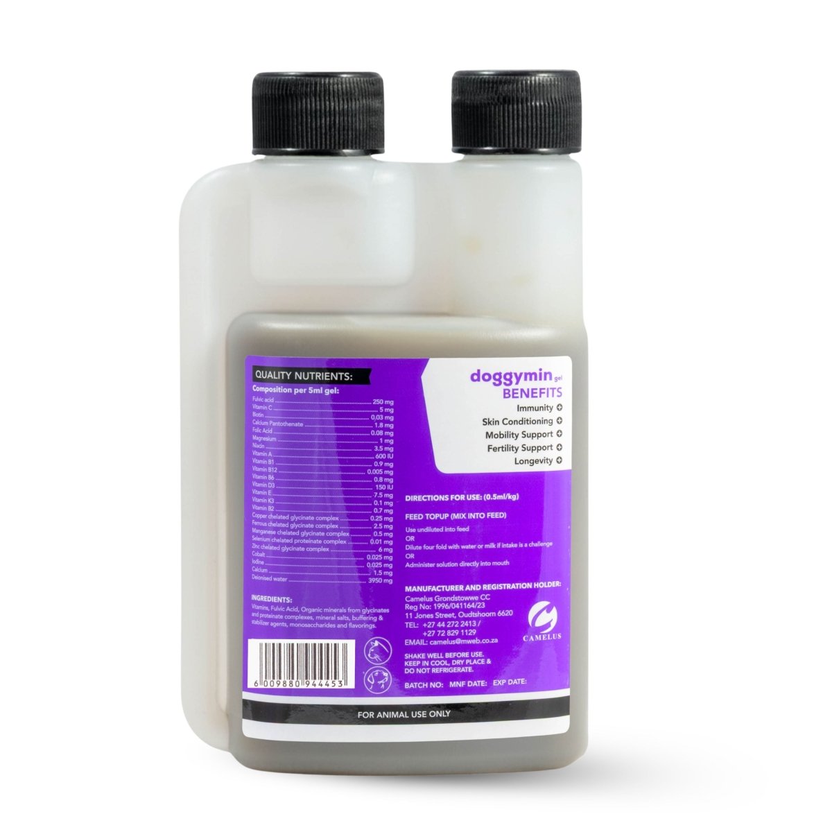 Doggymin (Skin & Immunity Support For Dogs) - Camelus - Skin Conditioning | Longevity | Mobility | Fertility | Immunity