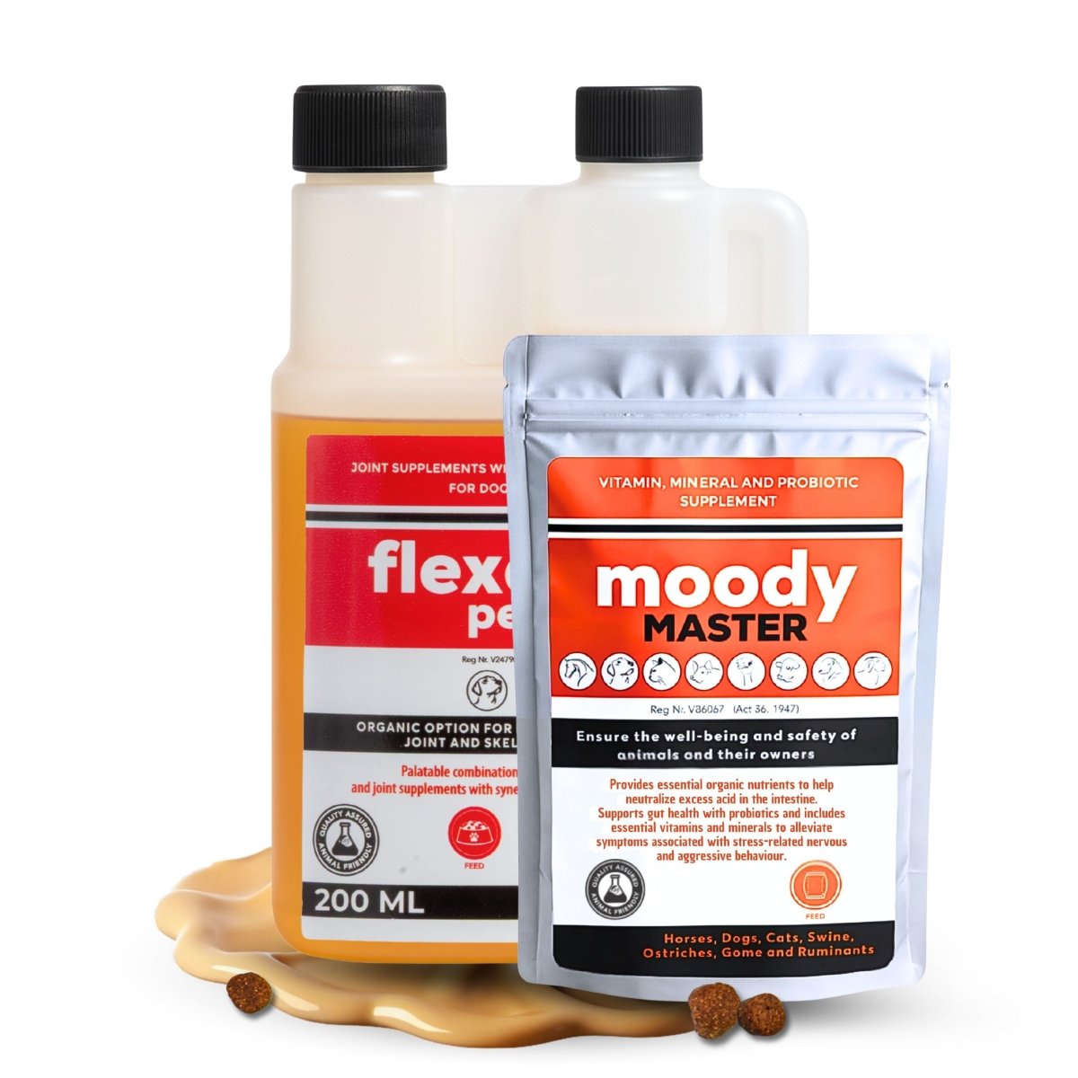 FlexCare & Moody Master (Movement & Calmness Support for Dogs) - Camelus - Joint | Movement | Barking | Anxiety | Probiotic