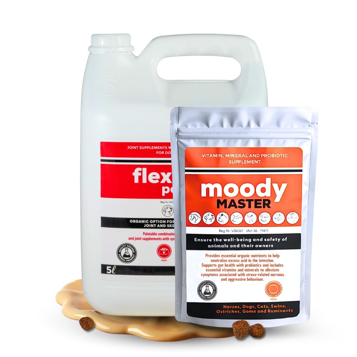 FlexCare &amp; Moody Master (Movement &amp; Calmness Support for Dogs) - Camelus - Joint | Movement | Barking | Anxiety | Probiotic