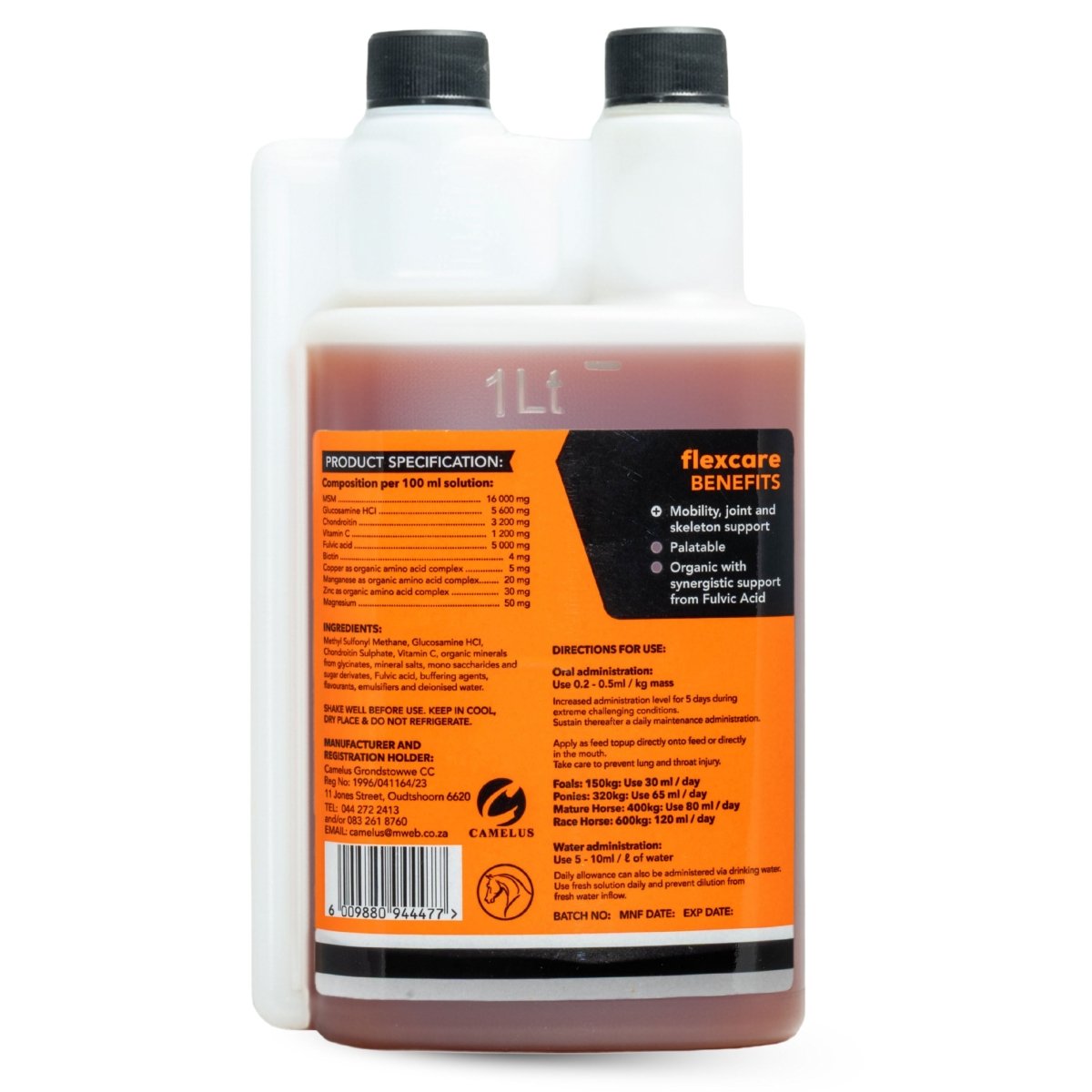 Flexcare Equine (Joint Supplement For Horses) - Camelus - Joint | Skeleton | Mobility