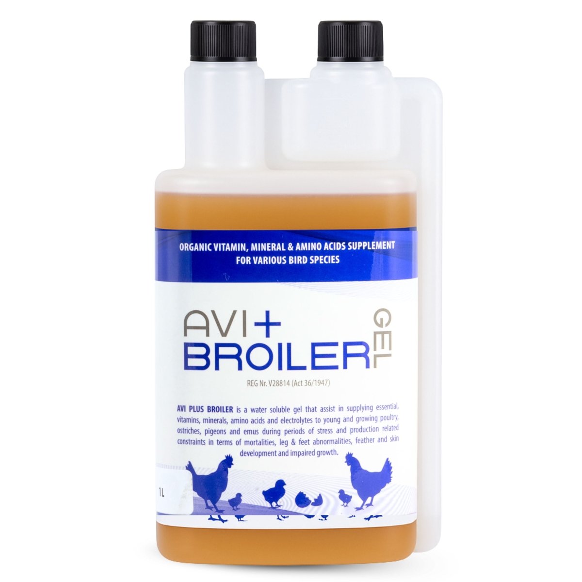 Avi Plus Broiler (Supplement For Poultry, Ostriches, Pet Birds & Pigeons) - Camelus - Growth Support | Leg & Feather Support | Immunity Support