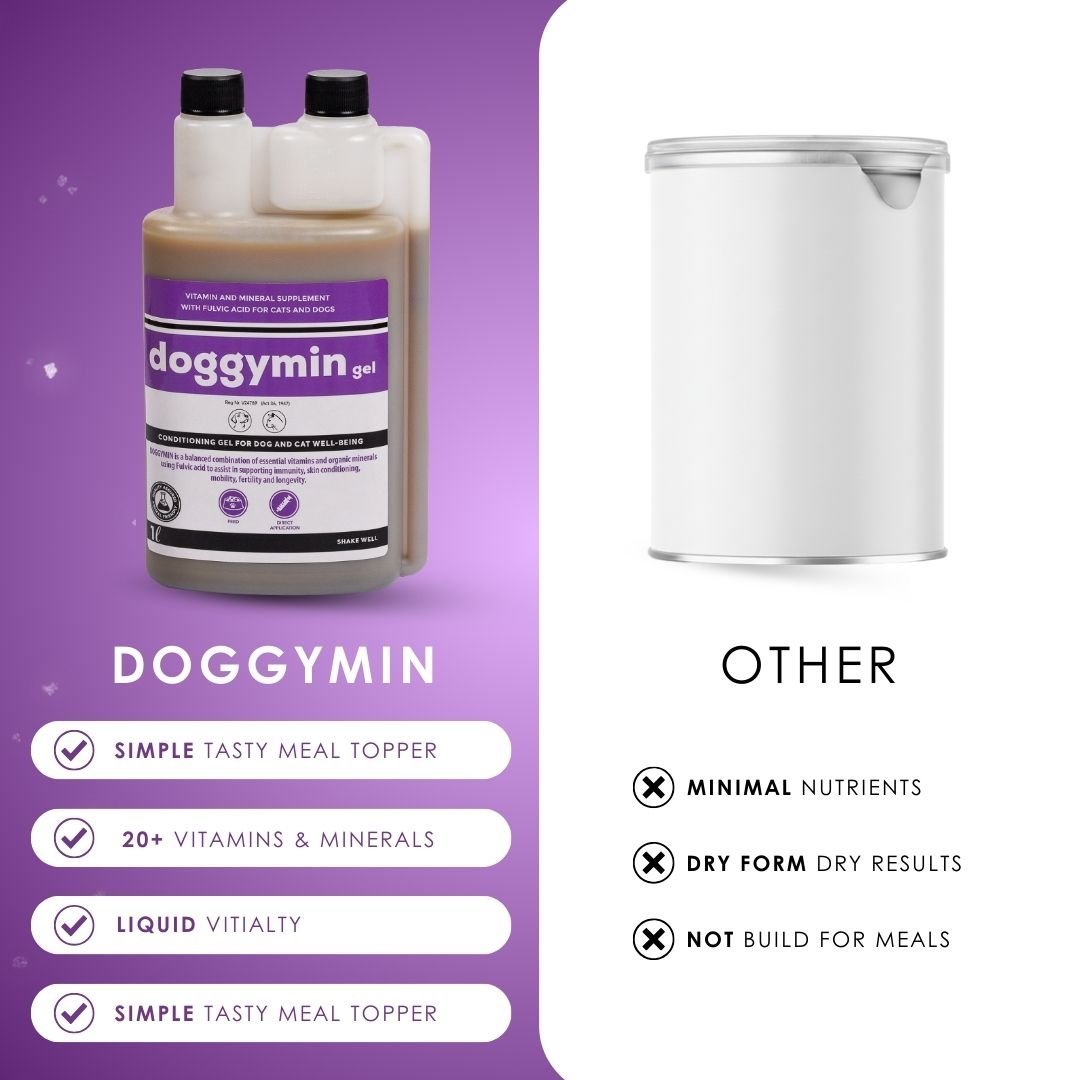 Natural Canine Care | DoggyMin - Skin &amp; Immune Support for Dogs - Camelus - Joint | Skeleton | Mobility | Skin Conditioning | Longevity | Fertility | Immunity