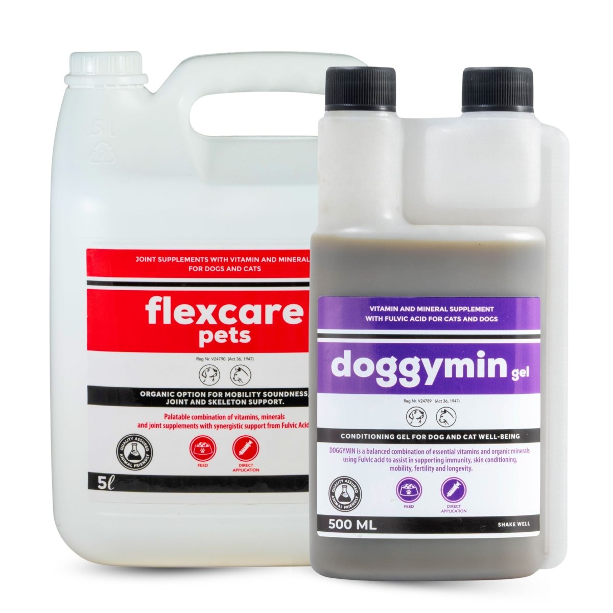 Flexcare &amp; Doggymin (Joint &amp; Skin Support For Dogs &amp; Cats) - Camelus - Joint | Skeleton | Mobility | Skin Conditioning | Longevity | Fertility | Immunity