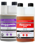 Flexcare & Doggymin (Joint & Skin Support For Dogs & Cats) - Camelus - Joint | Skeleton | Mobility | Skin Conditioning | Longevity | Fertility | Immunity