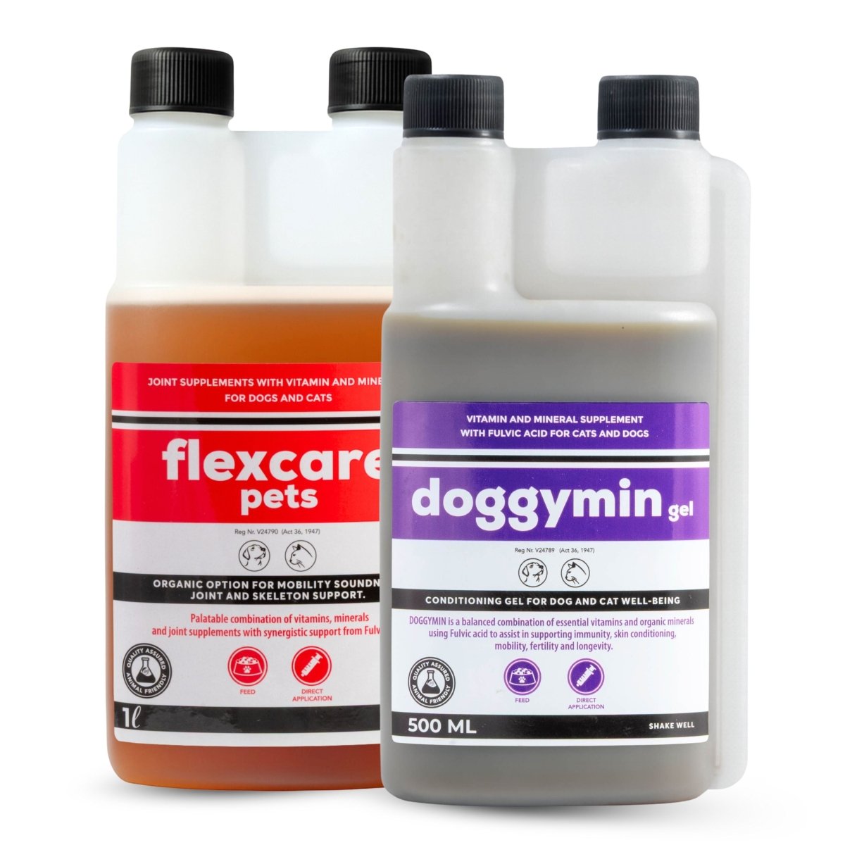 Flexcare &amp; Doggymin (Joint &amp; Skin Support For Dogs &amp; Cats) - Camelus - Joint | Skeleton | Mobility | Skin Conditioning | Longevity | Fertility | Immunity