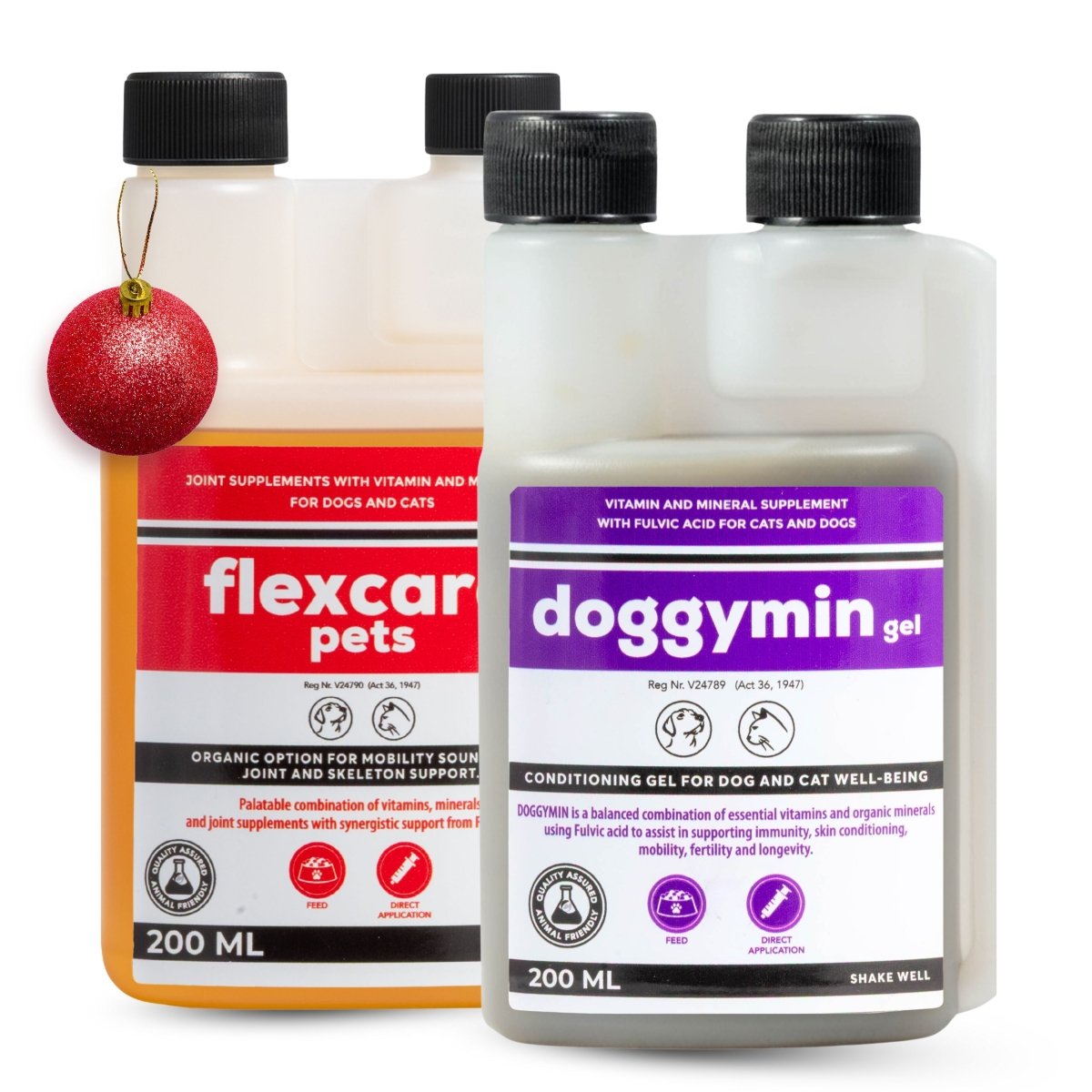 Flexcare & Doggymin (Joint & Skin Support For Dogs & Cats) - Camelus - Joint | Skeleton | Mobility | Skin Conditioning | Longevity | Fertility | Immunity
