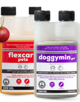 Flexcare & Doggymin (Joint & Skin Support For Dogs & Cats) - Camelus - Joint | Skeleton | Mobility | Skin Conditioning | Longevity | Fertility | Immunity