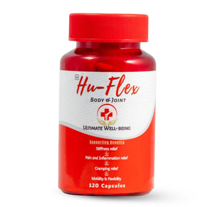 HuFlex – Natural Muscle, Joint, Inflammation & Pain Support for Hu - Camelus - Pain | Stiffness | Mobility | Flexibility | Anti - Inflammatory | Circulation | Longevity | Aging