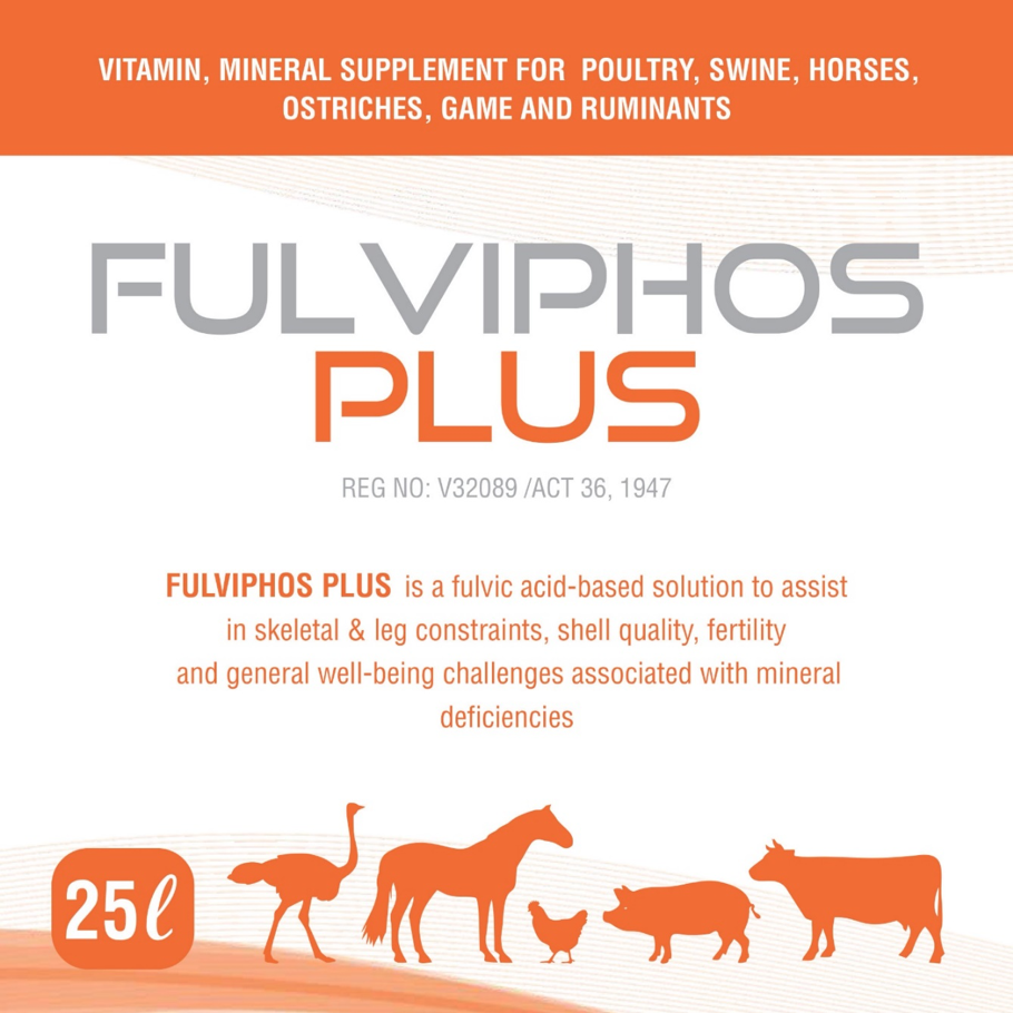 Fulviphos Plus (Supplement For Poultry, Swine, Horses, Ostriches, Game, Ruminants & Pigeons) - camelusonline